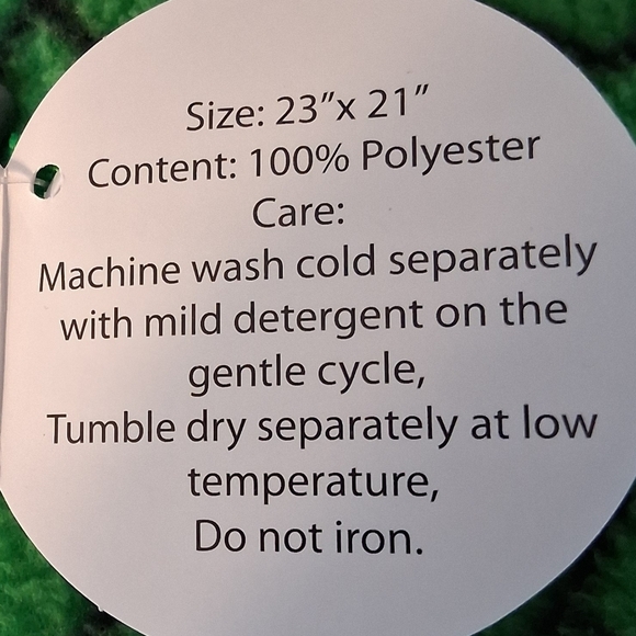 Green Dinosaur Hooded Blanket/poncho/towel - Picture 5 of 5